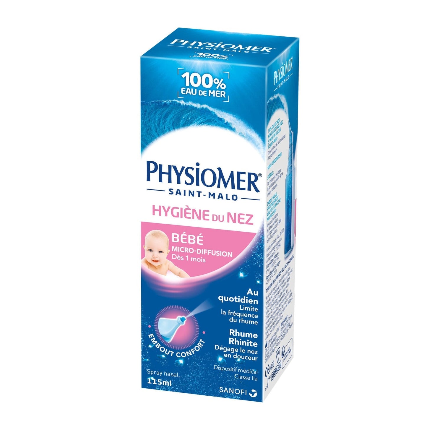 Spray Nasal Nourrisson Dès 0 Mois Décongestionne et Lave Microdiffusion PHYSIOMER