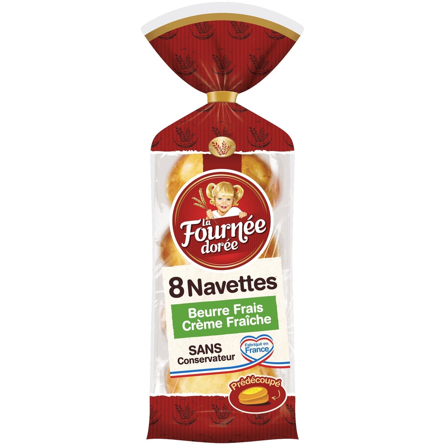 Navettes LA FOURNEE DOREE les 8 navettes de 50 g