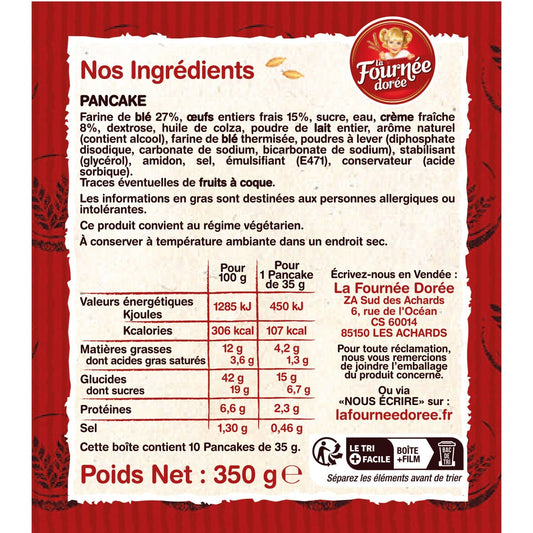 Pancakes LA FOURNEE DOREE