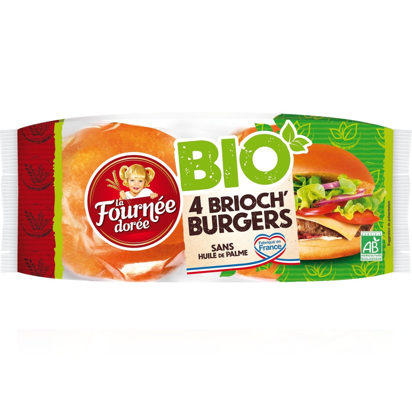 Organic Burger Bun THE GOLDEN OVEN