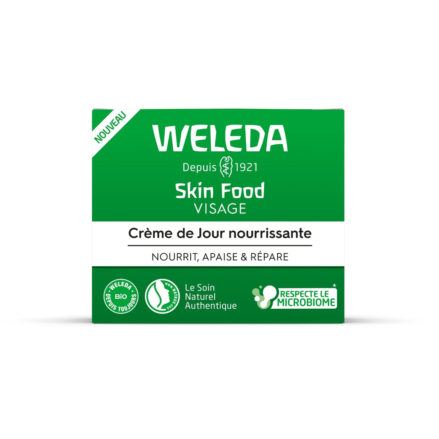 Crème de Jour Visage Peau Sèche et Sensible Nourrissante Skin Food Bio WELEDA