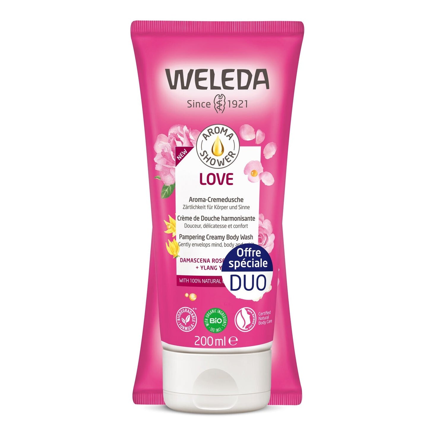 WELEDA Bio-Liebe Harmonisierende Duschcreme