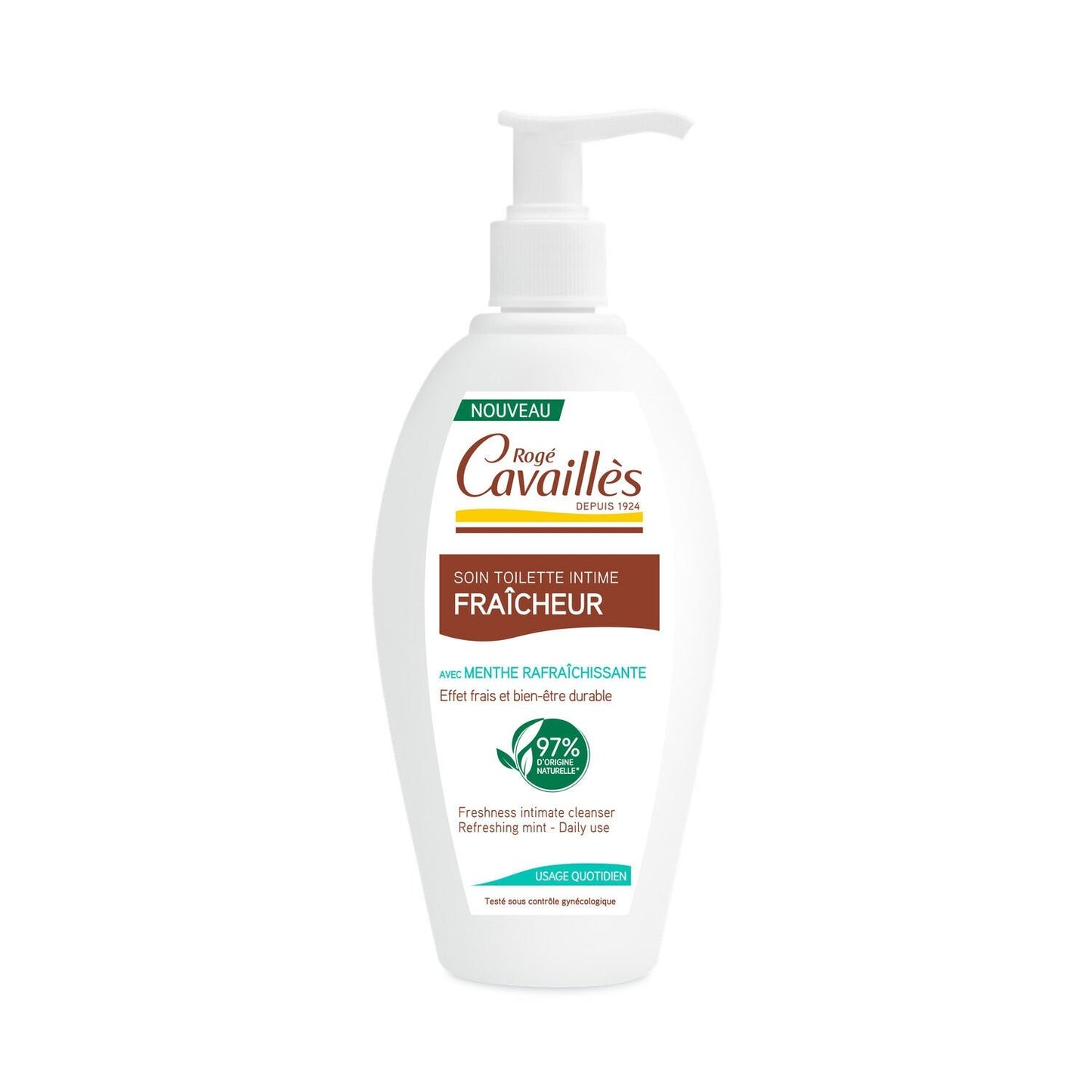Gel Douche Intime Fraîcheur ROGE CAVAILLES le flacon de 200 ml
