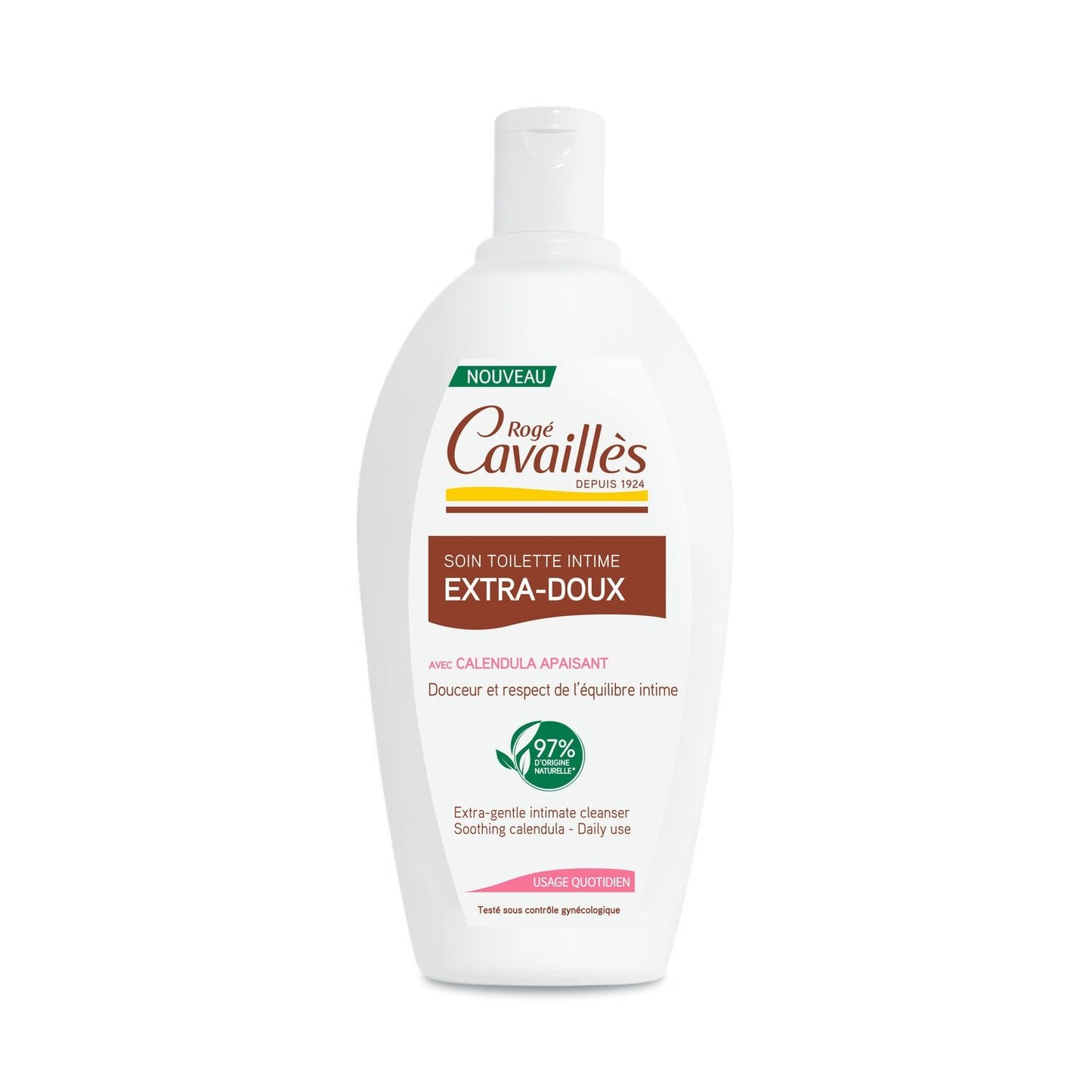 Soin Intime Calendula Apaisant Extra-Doux ROGE CAVAILLES le flacon de 500 ml