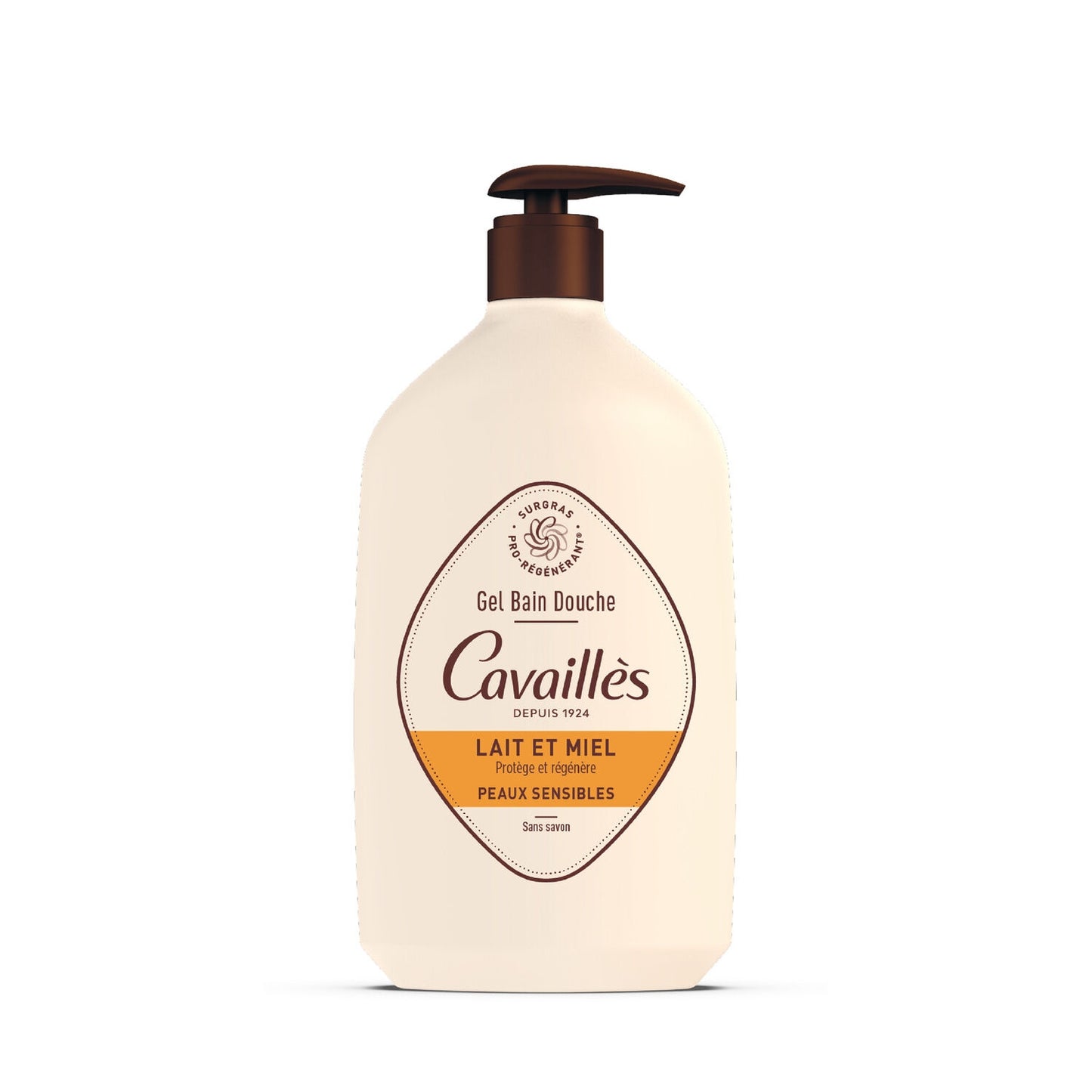 Shower Gel for Body and Face Sensitive Skin Milk and Honey Pro-Regenerating Soap-Free ROGE CAVAILLES