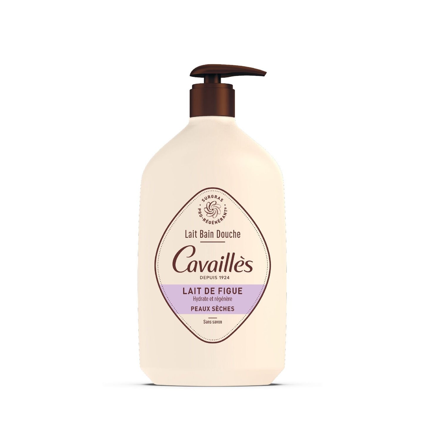 Gel Douche Corps Hydratant au Lait de Figue Peaux Sensibles ROGE CAVAILLES le flacon de 1L