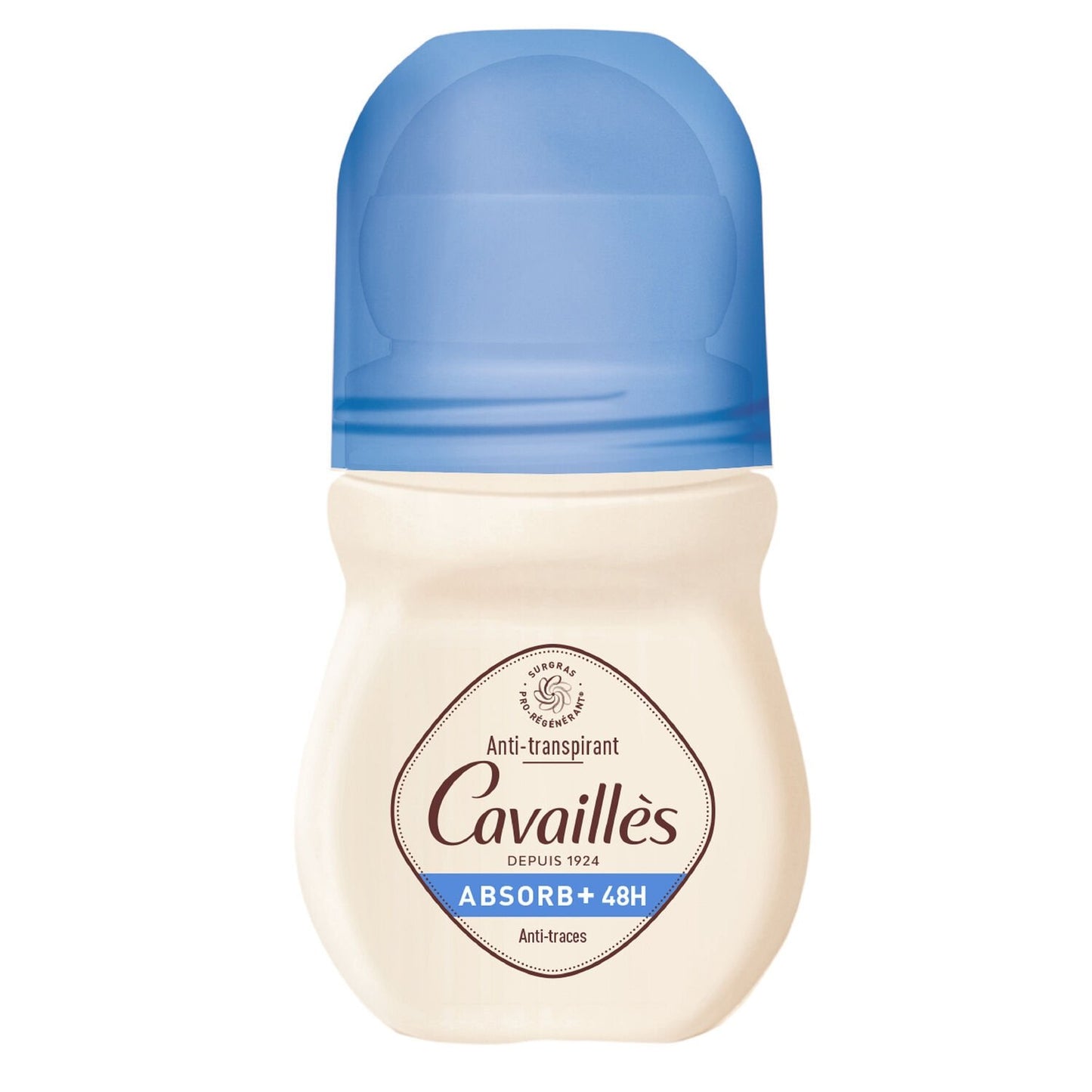 Déodorant Roll-On Femme Efficacité 48h Anti-Transpirant Anti-Odeurs Absorb+ ROGE CAVAILLES le roll-on
