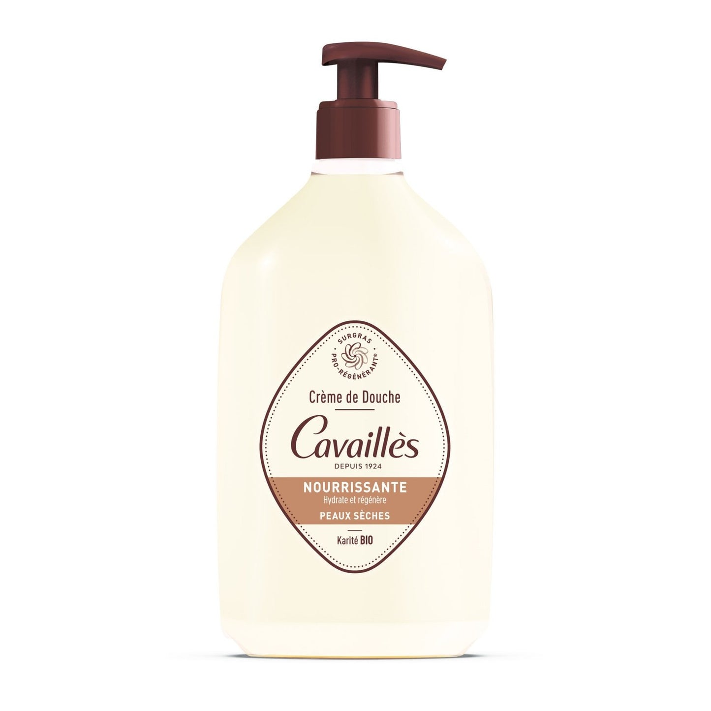ROGE CAVAILLES Moisturizing and Comforting Shower Cream for Sensitive Skin with Organic Shea and Magnolia