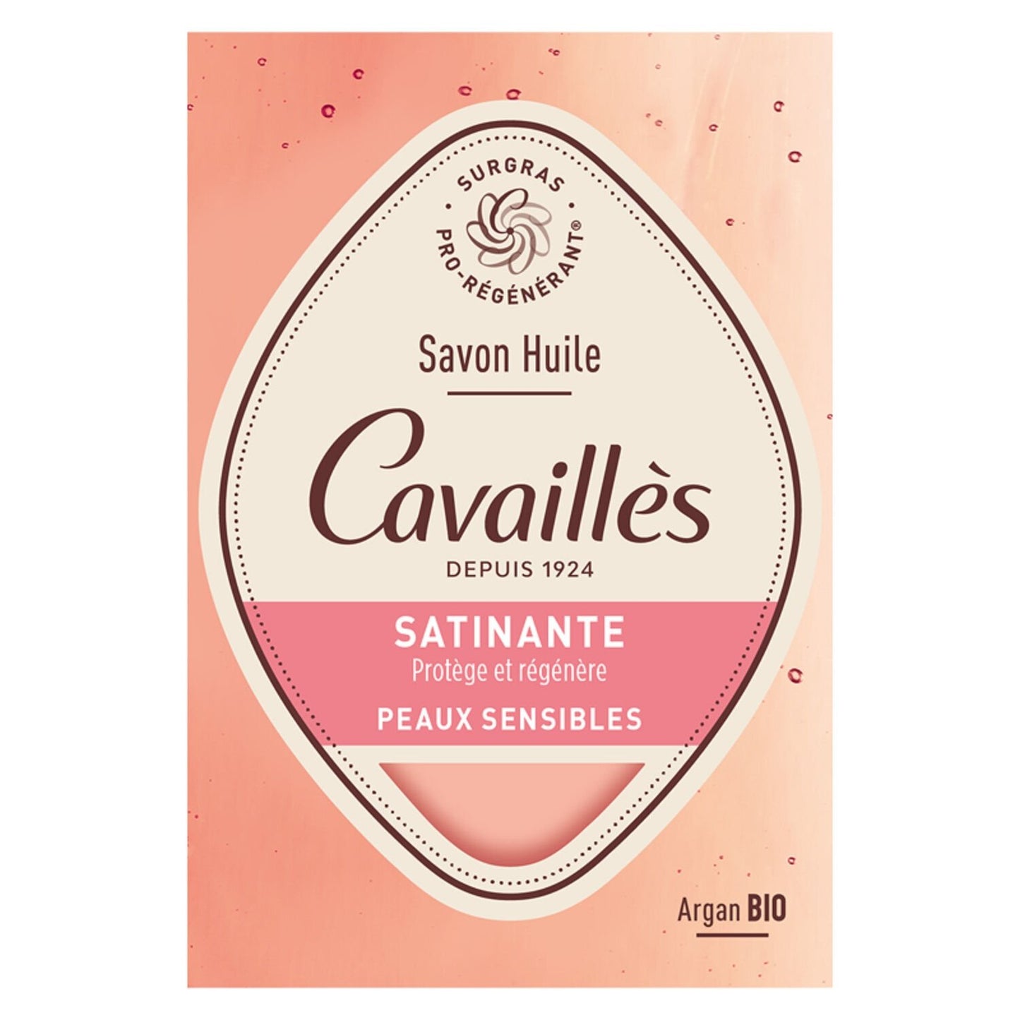 Savon Solide Corps Huile d'Amande et Argan Surgras Végétal Pro-Régénérant Peaux Sensibles Bio ROGE CAVAILLES