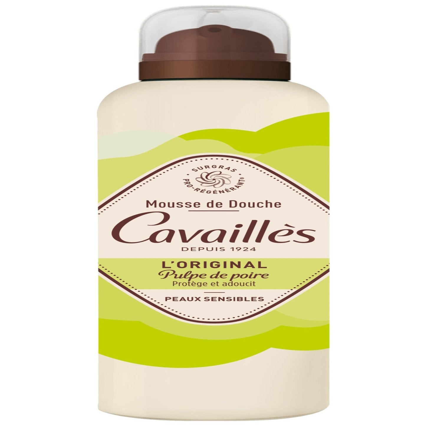 Shower Gel for Sensitive Skin Creamy and Enveloping Foam with Plant-Based Pear Pulp Pro-Regenerating ROGE CAVAILLES