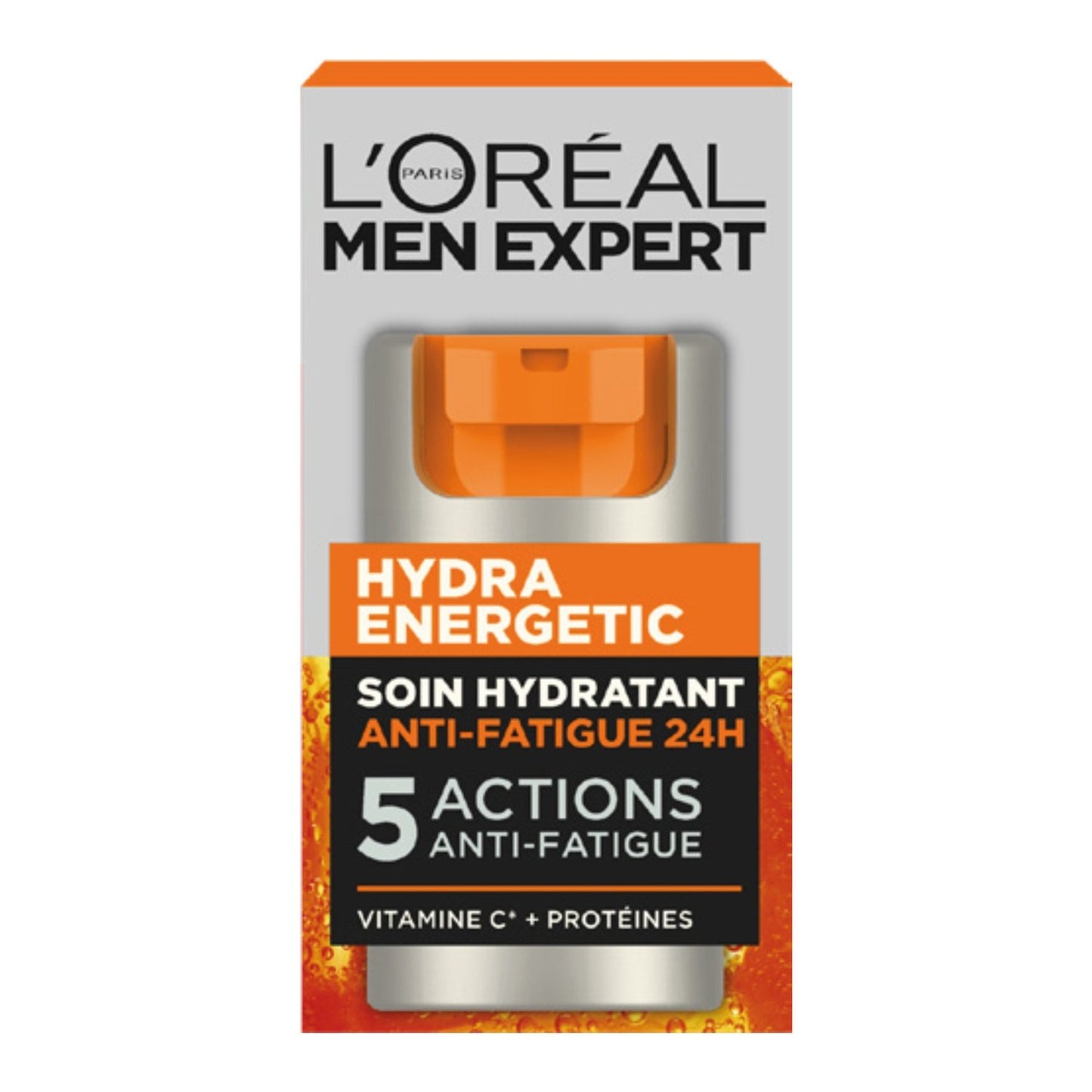 Soin Hydratant Visage Homme Anti Fatigue Hydra Energetic Men Expert L'OREAL PARIS le flacon de 50mL