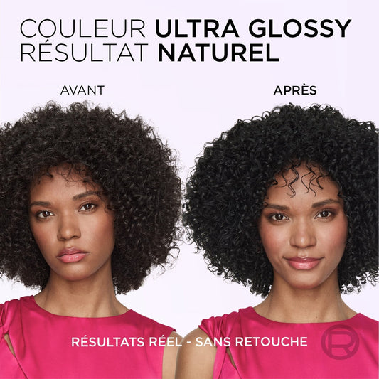 Coloration 200 Noir Ébène Sans Ammoniaque Gloss Casting Crème Gloss L'OREAL PARIS