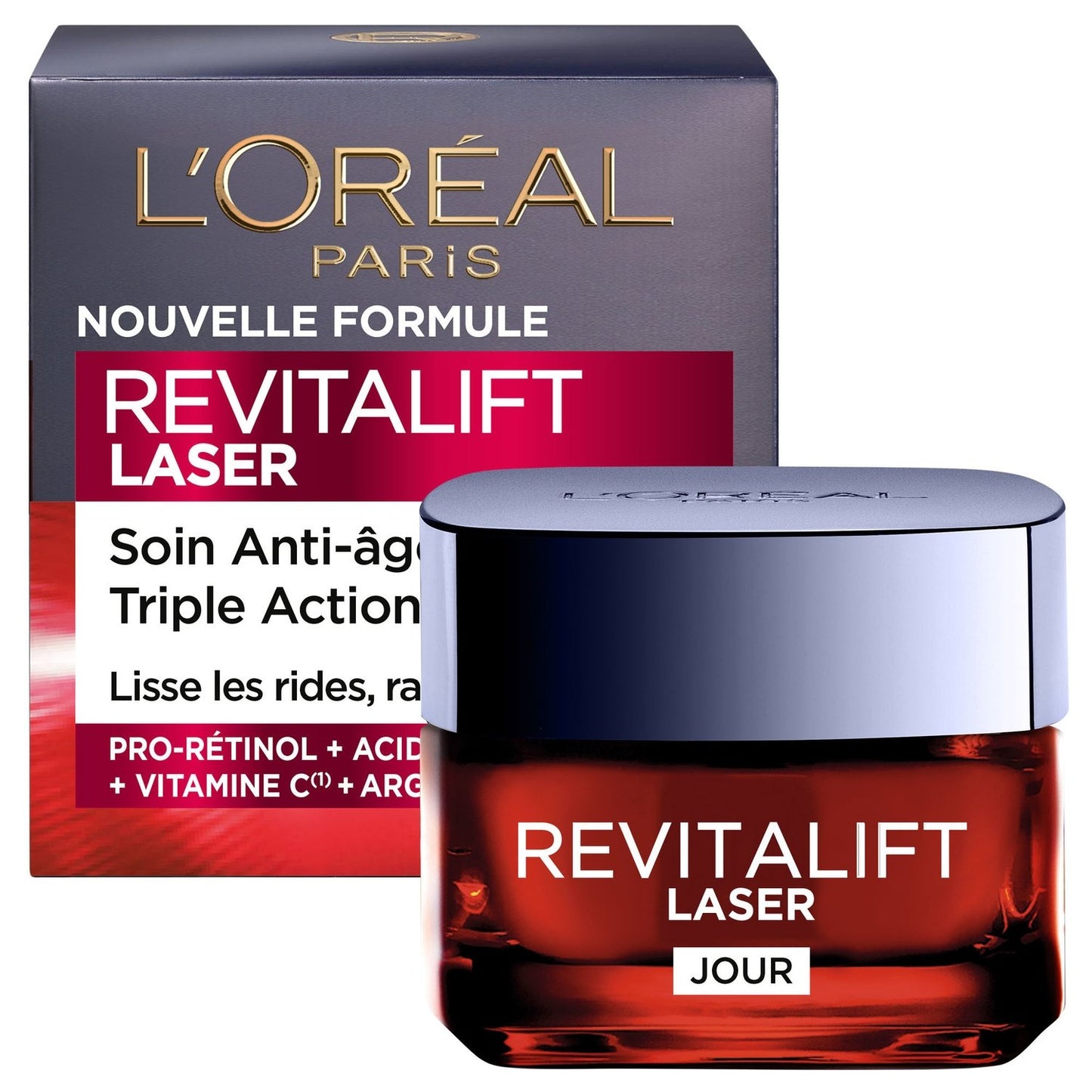 Crème Visage Anti-Rides Jour Revitalift Laser L'OREAL PARIS le pot de 50ml