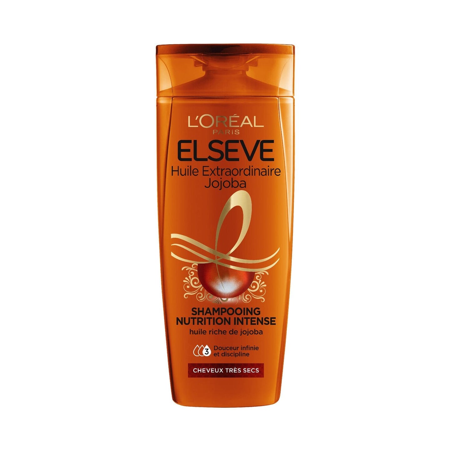 Shampoing Nutrition Intense Cheveux Très Secs Huile Extraordinaire Jojoba ELSEVE