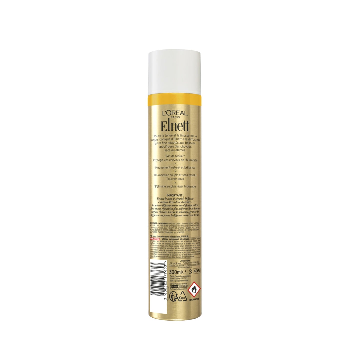 ELNETT Strong Hold Hairspray for Dry Hair