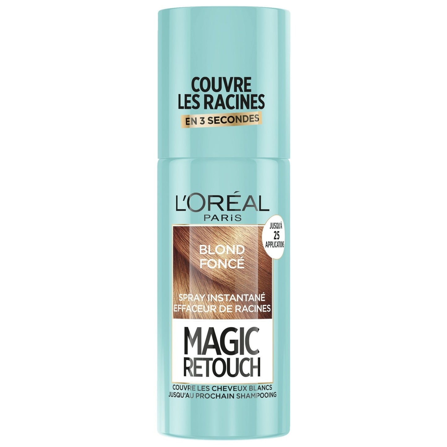 Coloration Spray Retouche Racine Blond Foncé Temporaire L'OREAL PARIS la boîte