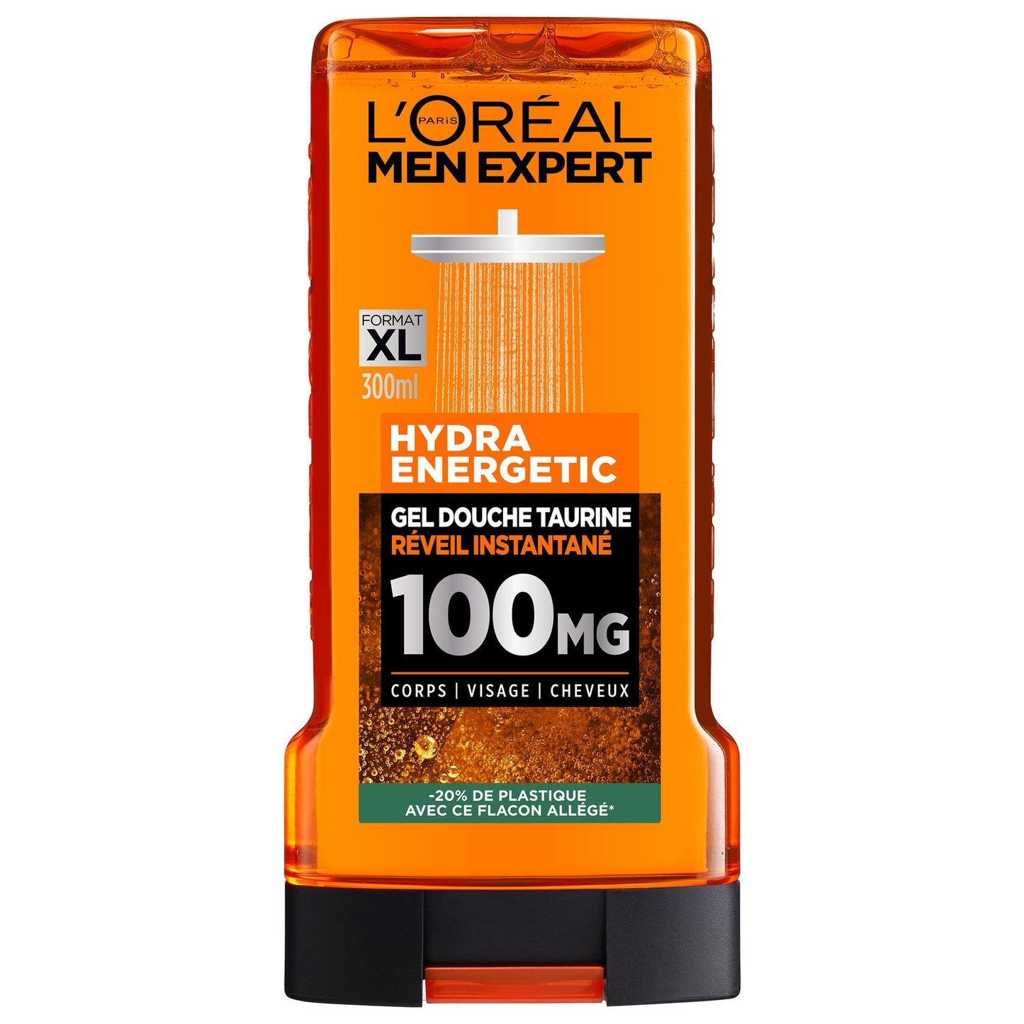 Men Expert Taurine Instant Awakening Shower Gel for Men, Body, Face, Hair L'OREAL PARIS