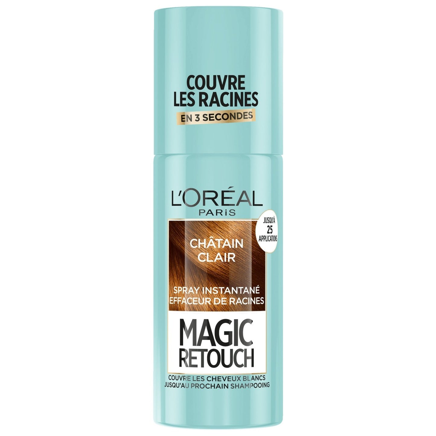 Coloration Spray Retouche Racine Châtain Clair Magic Retouch Résultat Naturel Coloration Temporaire L'OREAL PARIS