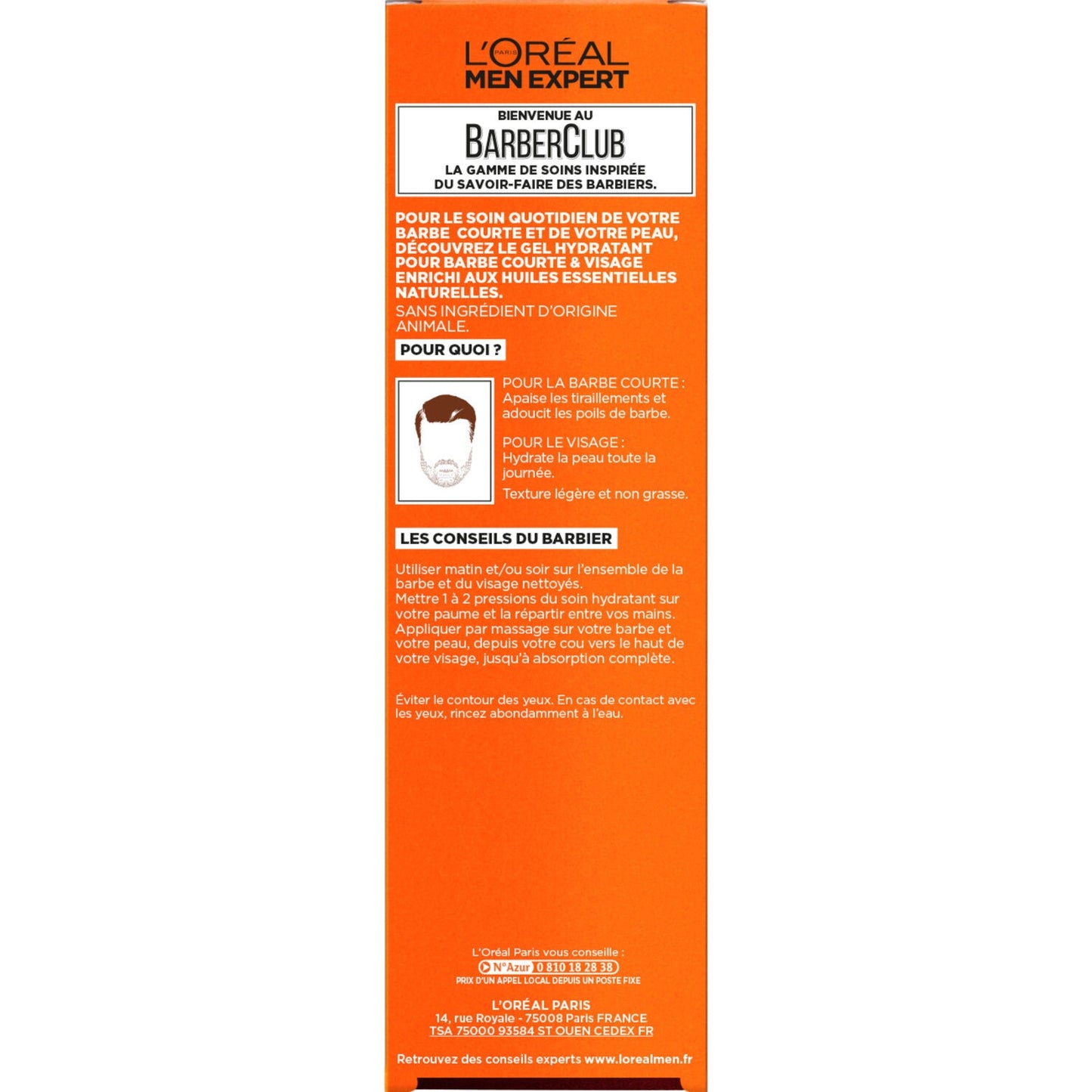 Huile Barbe Courte & Visage Barber Club MEN EXPERT