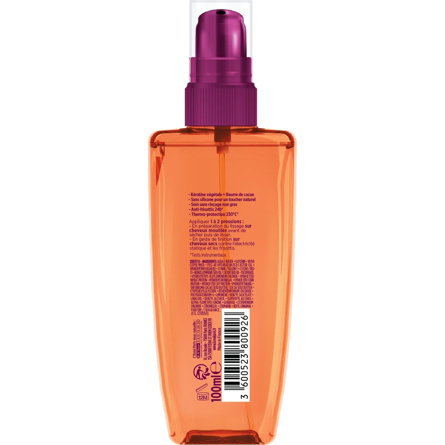 Sérum Cheveux Lissant Anti-Frisottis Dream Long Elseve L'OREAL PARIS