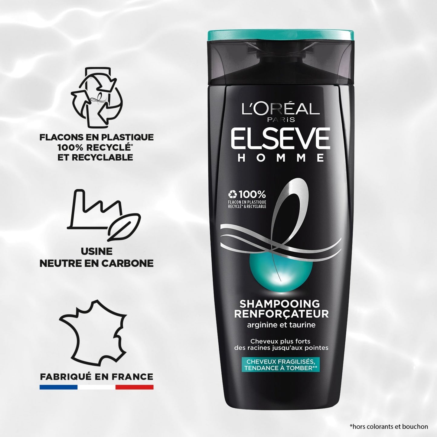 Shampoing Homme Renforçateur Cheveux Fragilisés Arginine ELSEVE