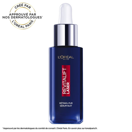 Sérum Visage Anti-Âge Nuit Rétinol Pur Rides Profondes L'OREAL PARIS