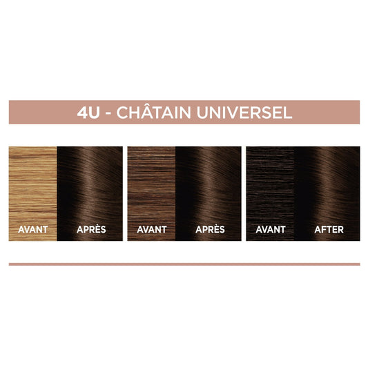 Coloration Universelle Nudes 4 Châtain Sans Ammoniaque Excellence L'OREAL PARIS
