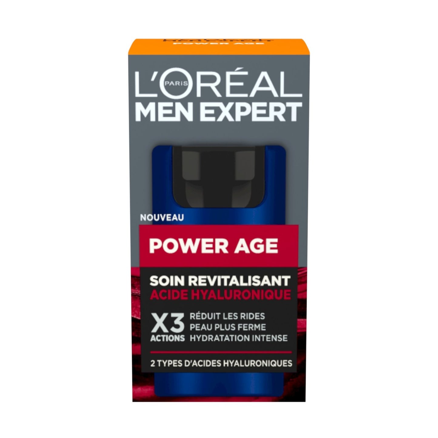 Crème Visage Homme Anti-Âge Revitalisant Power Age Men Expert L'OREAL PARIS le flacon de 50mL