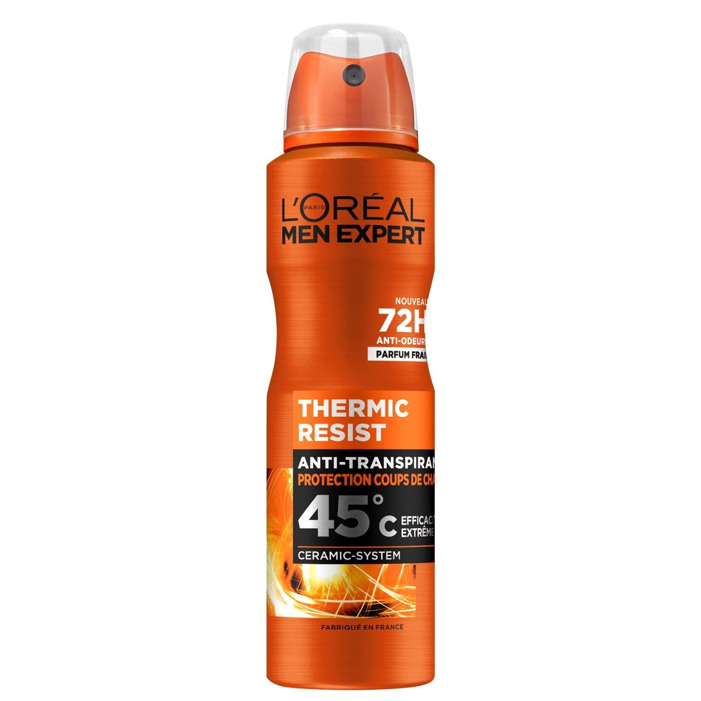 Déodorant Spray Homme Anti-Transpirant Thermic Resist MEN EXPERT le flacon de 150mL