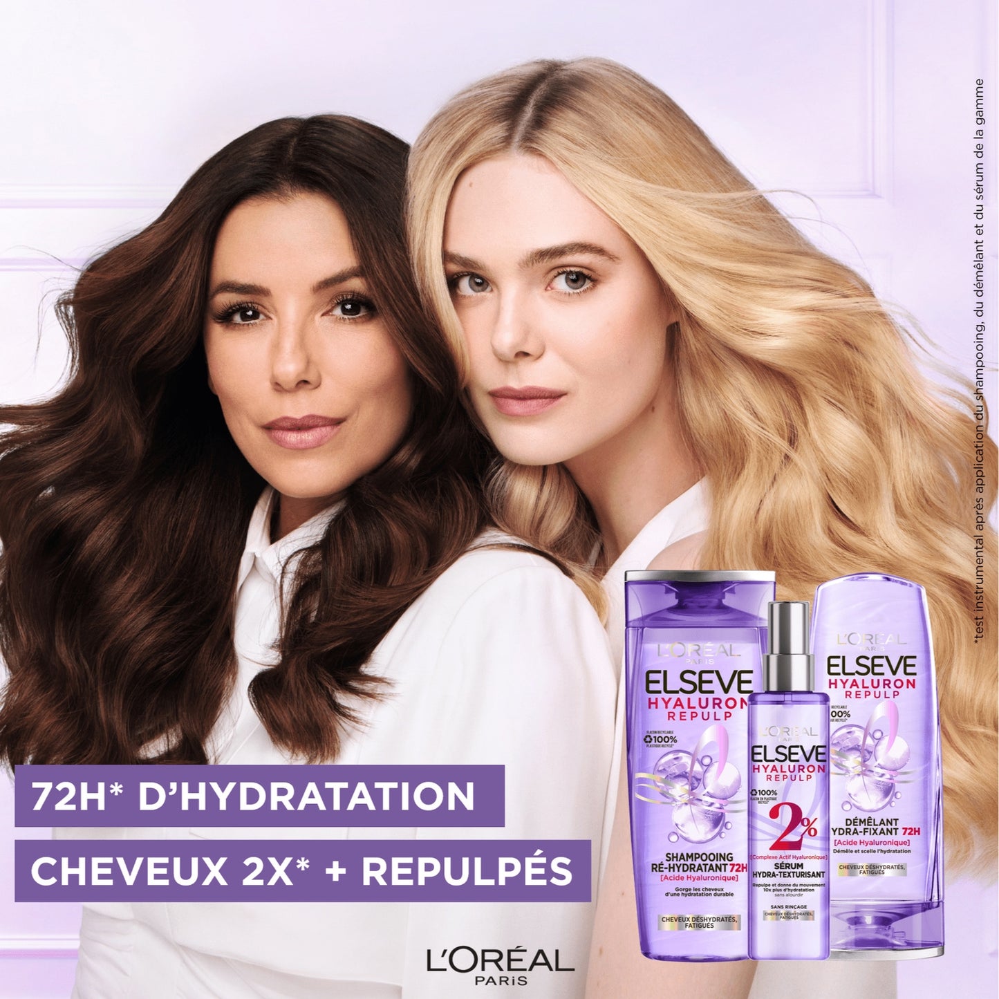 Shampoing Soin Démêlant Ré-Hydratant 72h Enrichi en Acide Hyaluronique ELSEVE