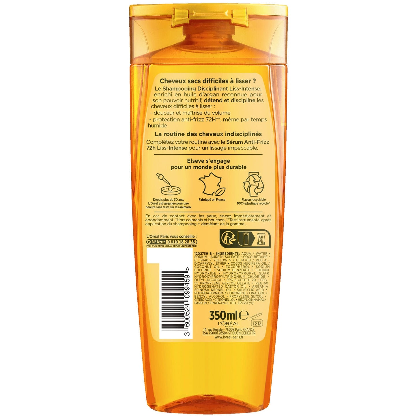 ELSEVE Disciplining Shampoo for Unruly Hair