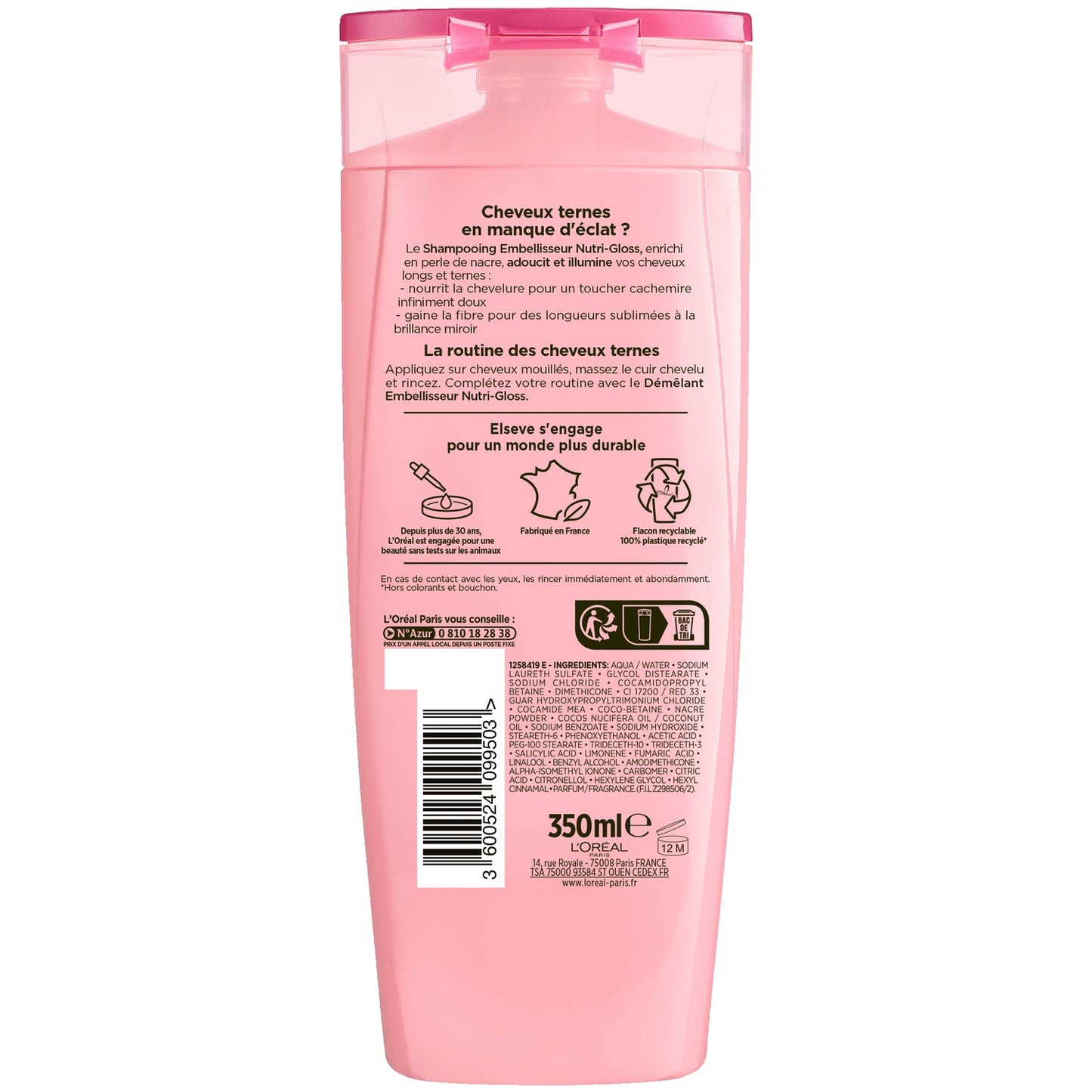 ELSEVE Beautifying Shampoo for Long and Dull Hair