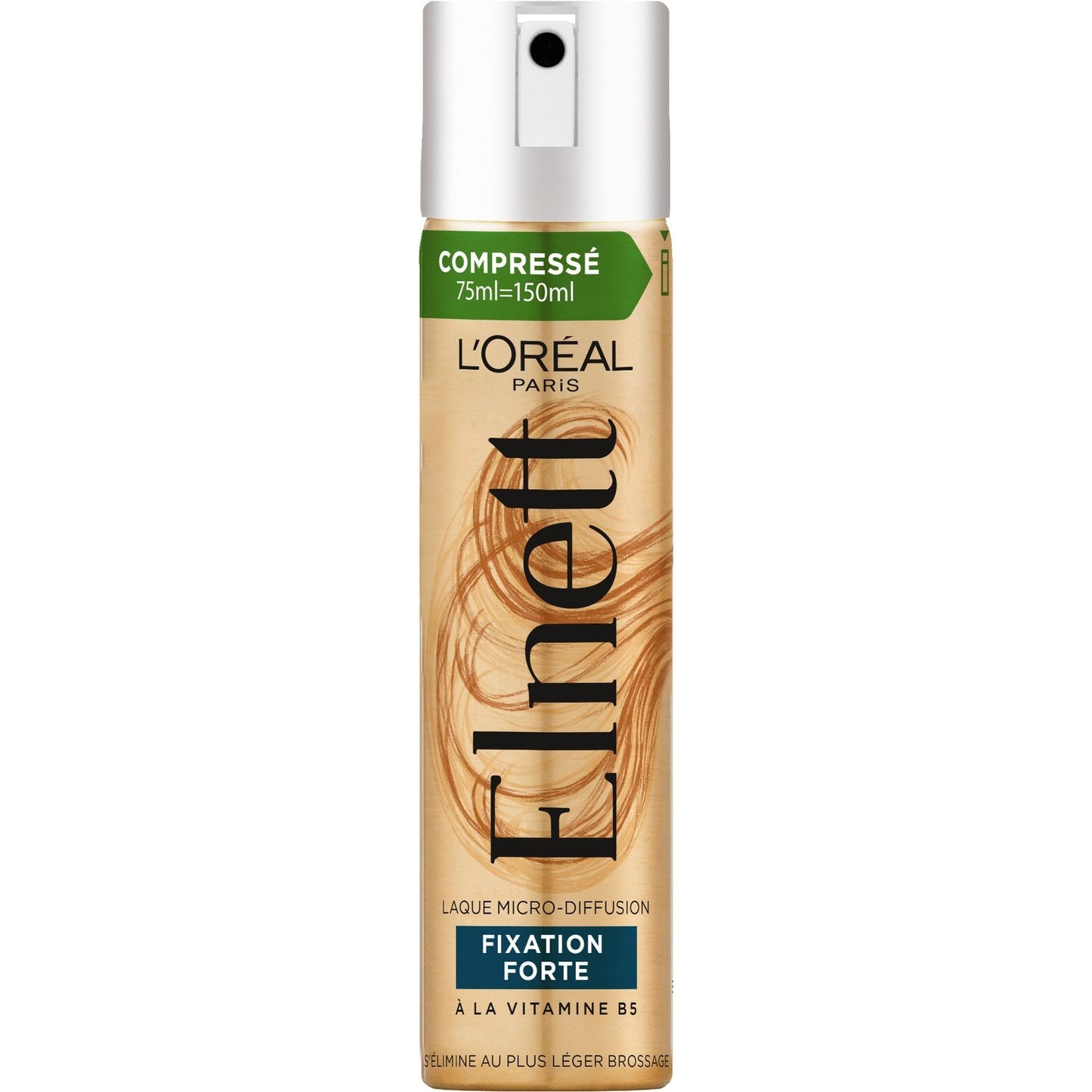 Laque Fixation Forte à la Vitamine B5 Compressé Elnett L'OREAL PARIS le flacon de 75mL