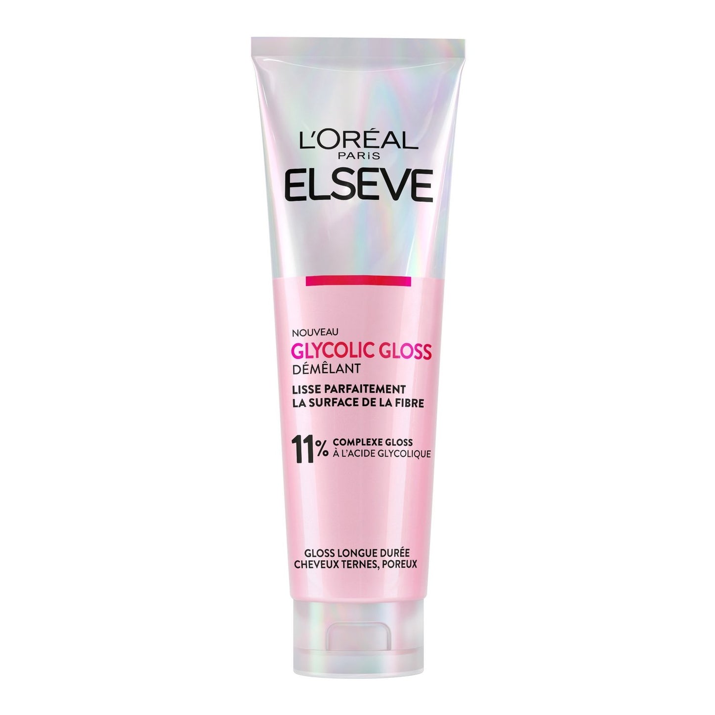Après-Shampoing Démêlant Cheveux Longs Ternes et Poreux Acide Glycolique Elseve L'OREAL PARIS le tube de 150mL