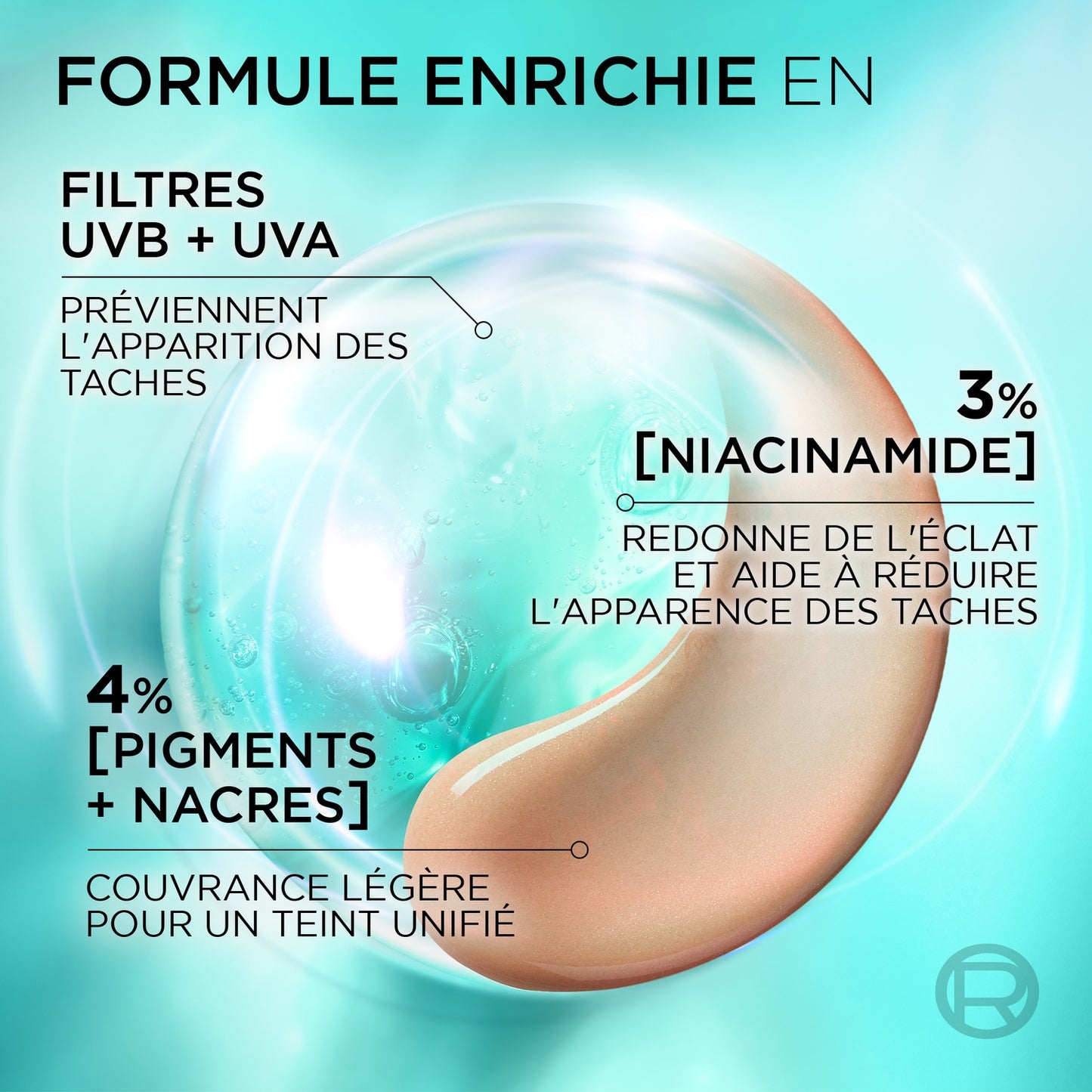 L'OREAL PARIS Bright Reveal Light Tint Anti-Dark Spot Sonnenschutz für das Gesicht, LSF 50