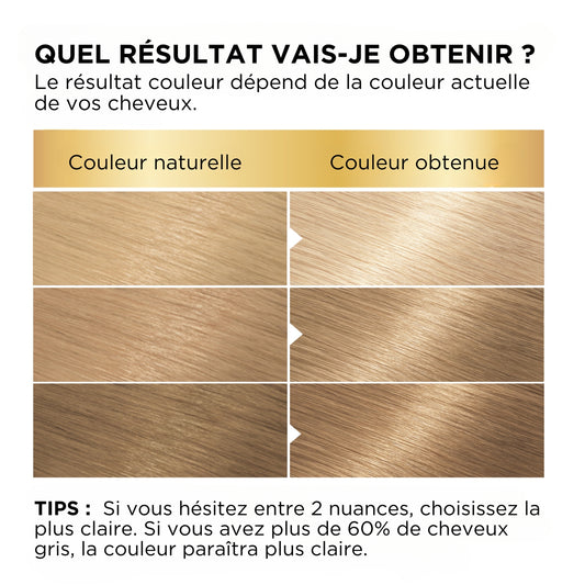 Coloration Permanente 111 Blond Très Très Clair Cendré Couvre 100% Cheveux Blancs Belle Color GARNIER