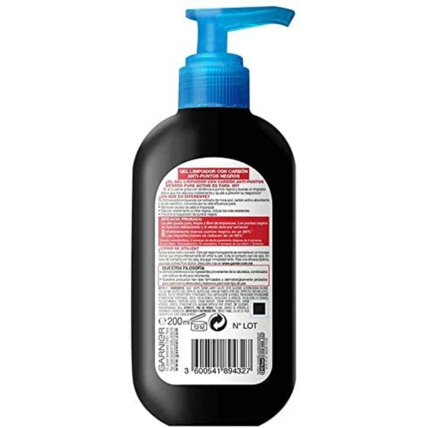 GARNIER Charcoal Anti-Blackhead Cleansing Face Care Gel