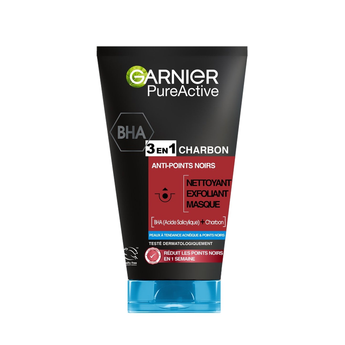 Gel Soin Visage 3 en 1 Anti-Points Noirs GARNIER le tube de 150mL