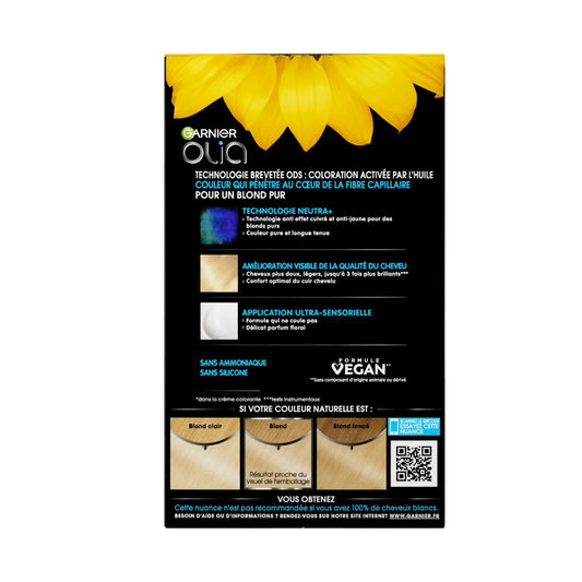 Coloration Permanente 110 Blond Naturel Super Eclaircissant Olia GARNIER