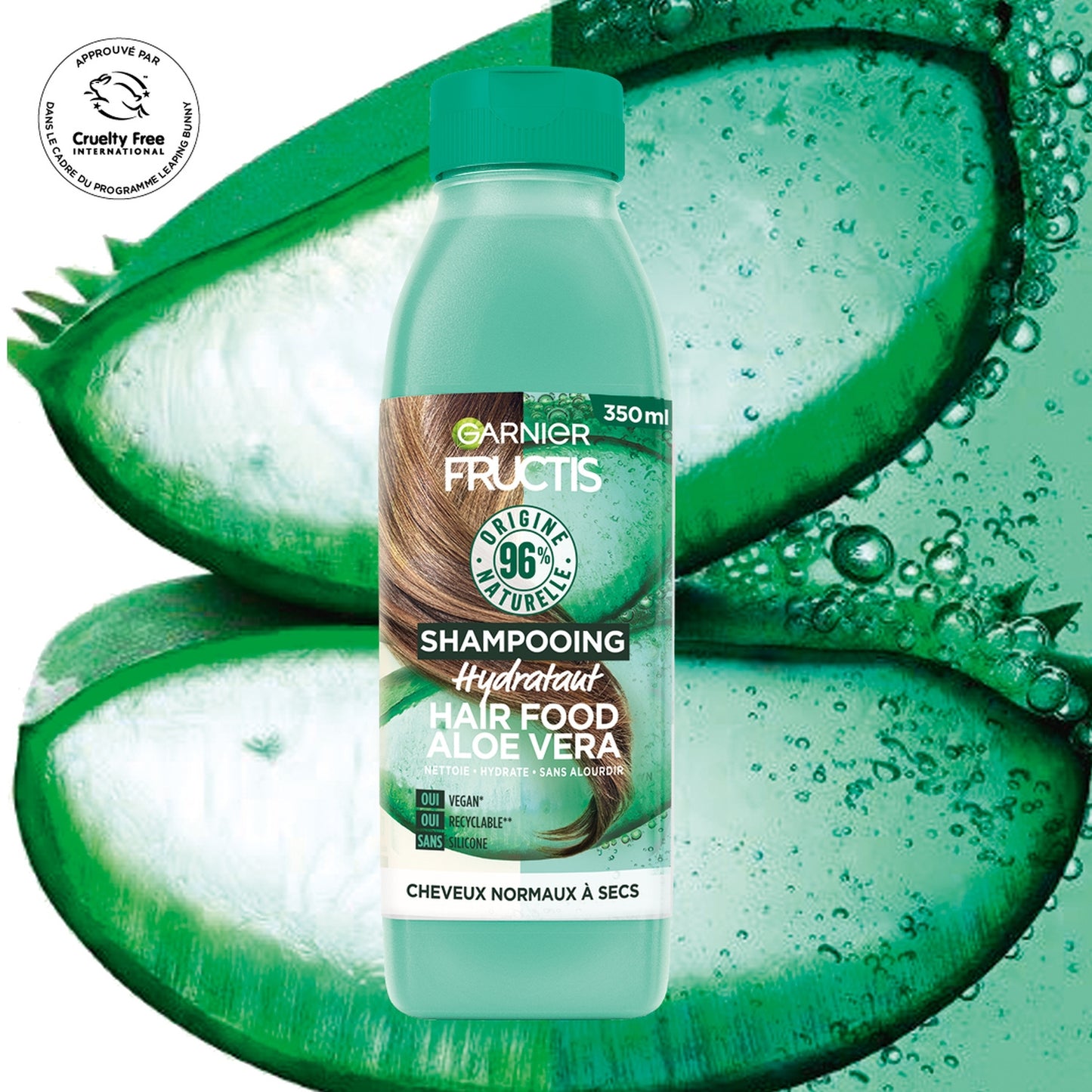GARNIER Aloe Vera Frustis Moisturizing Shampoo for Normal to Dry Hair