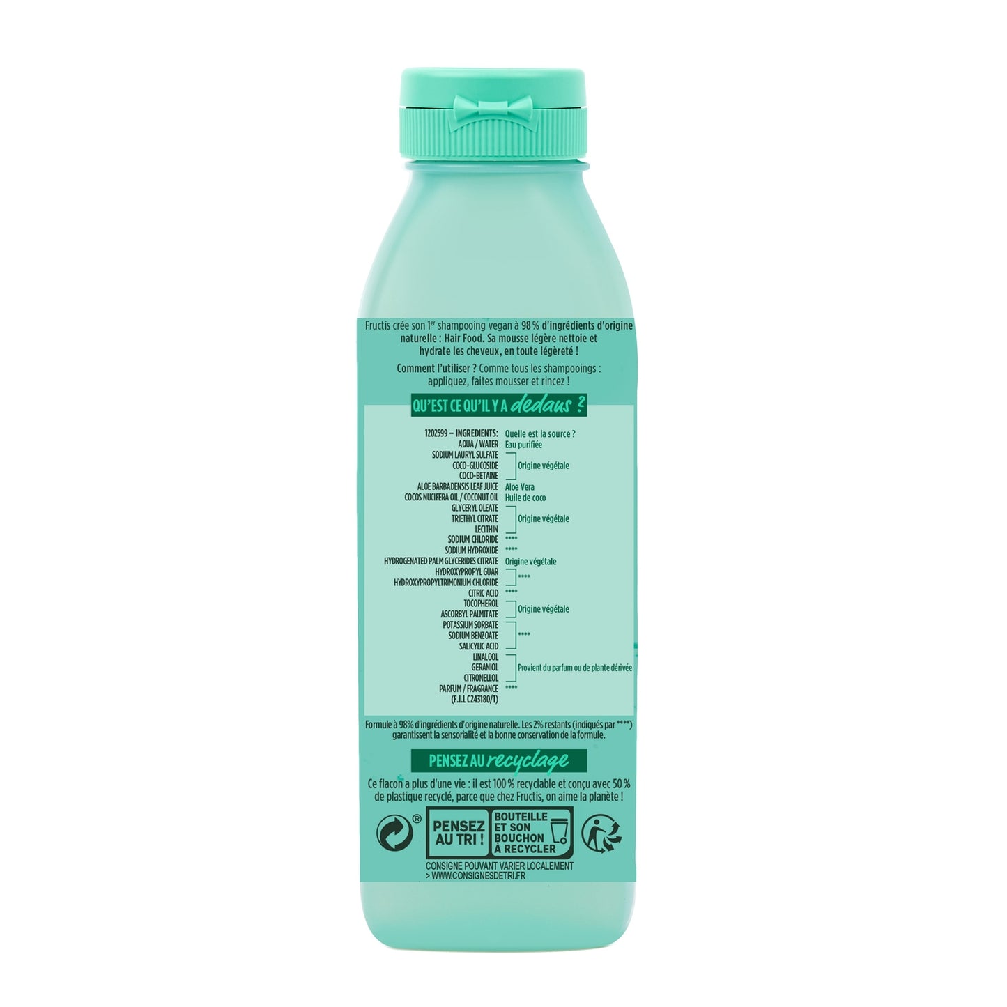 GARNIER Aloe Vera Frustis Moisturizing Shampoo for Normal to Dry Hair