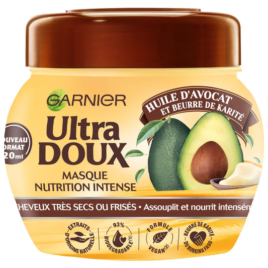 Masque Cheveux Nutrition Avocat & Karité ULTRA DOUX