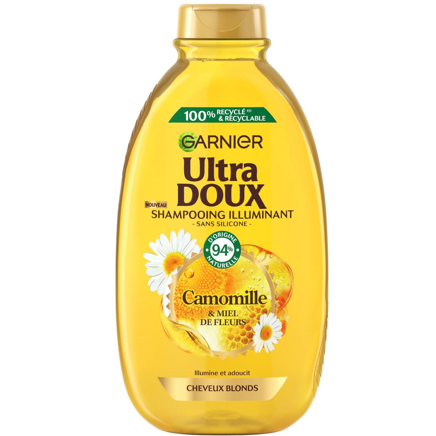 Illuminating Shampoo for Blonde Hair with Chamomile ULTRA GENTLE
