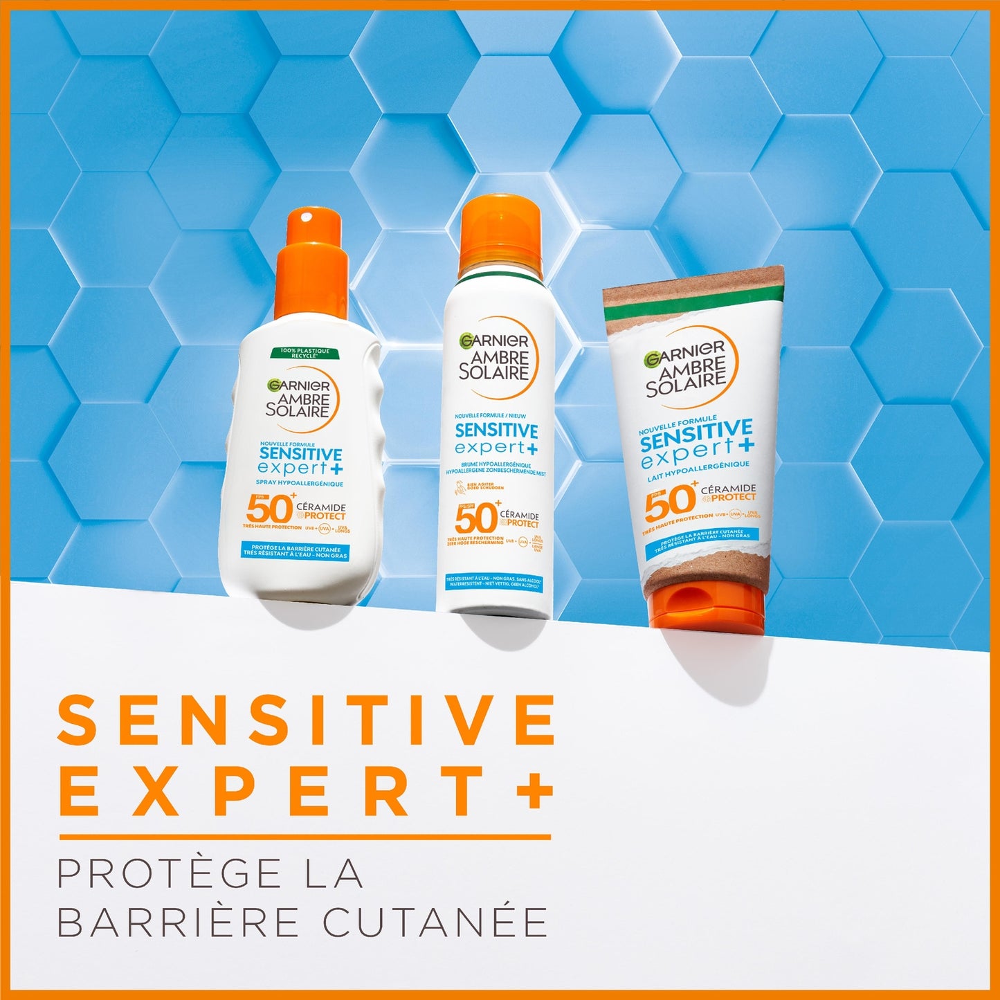GARNIER Hypoallergene Sonnenschutz-Körperlotion LSF 50+ Empfindliche Haut