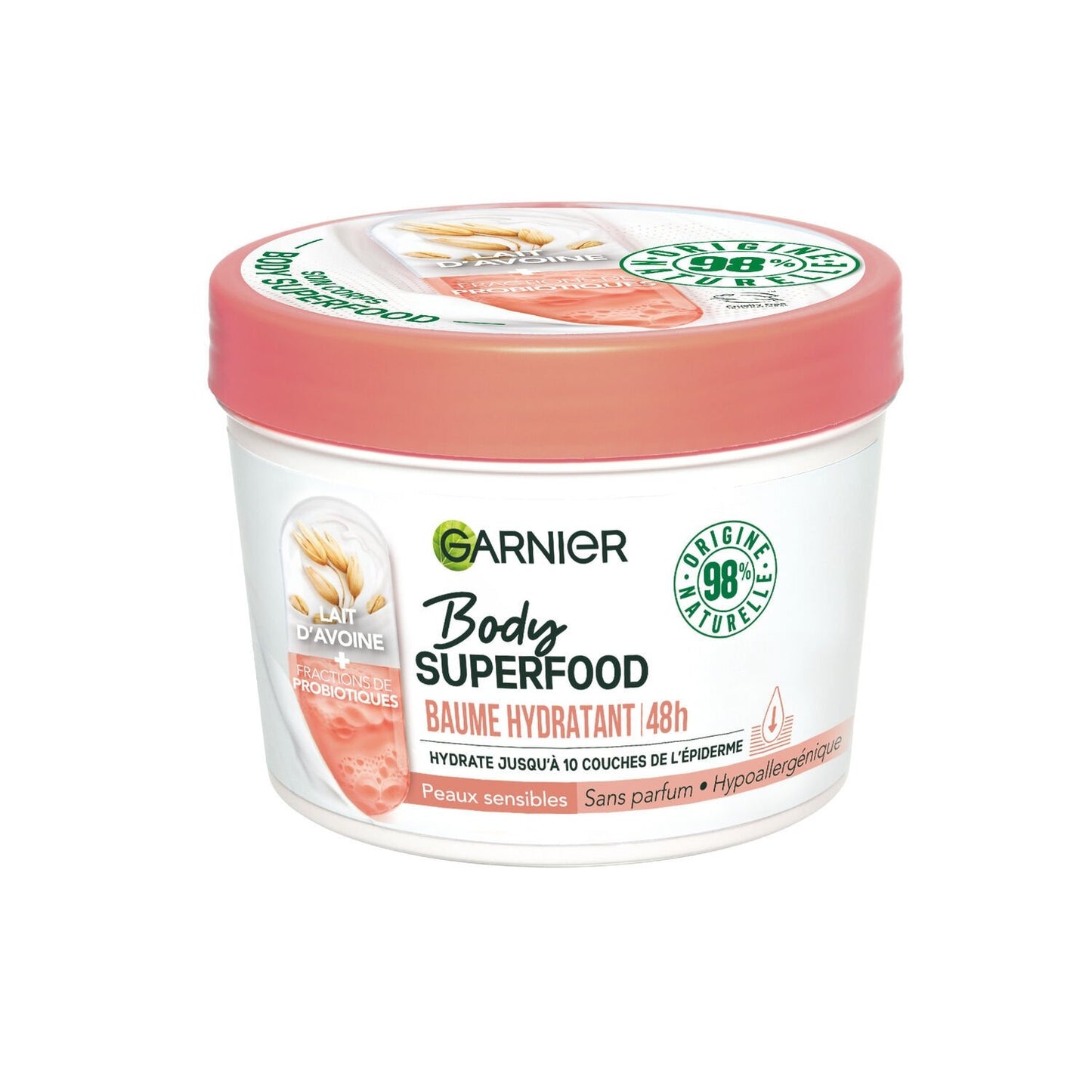 GARNIER Body Super Food Oat Milk and Probiotic Body Cream