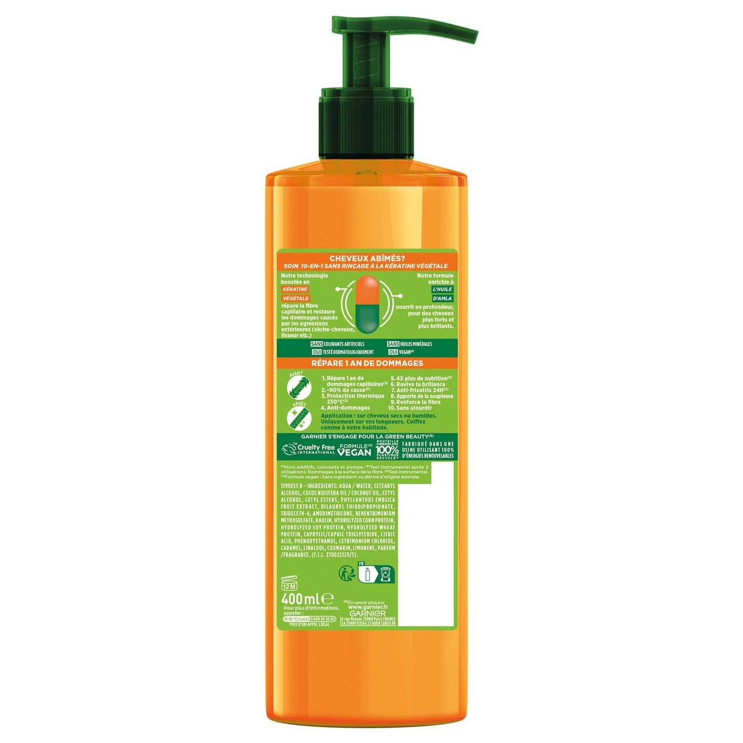 FRUCTIS 10-in-1 Leave-In Conditioner for Damaged Hair