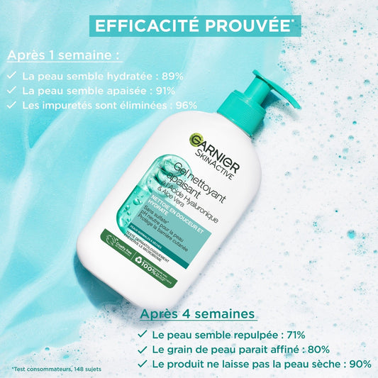 Soin Visage à l'Acide Hyaluronique et Aloe Vera Skinactive GARNIER