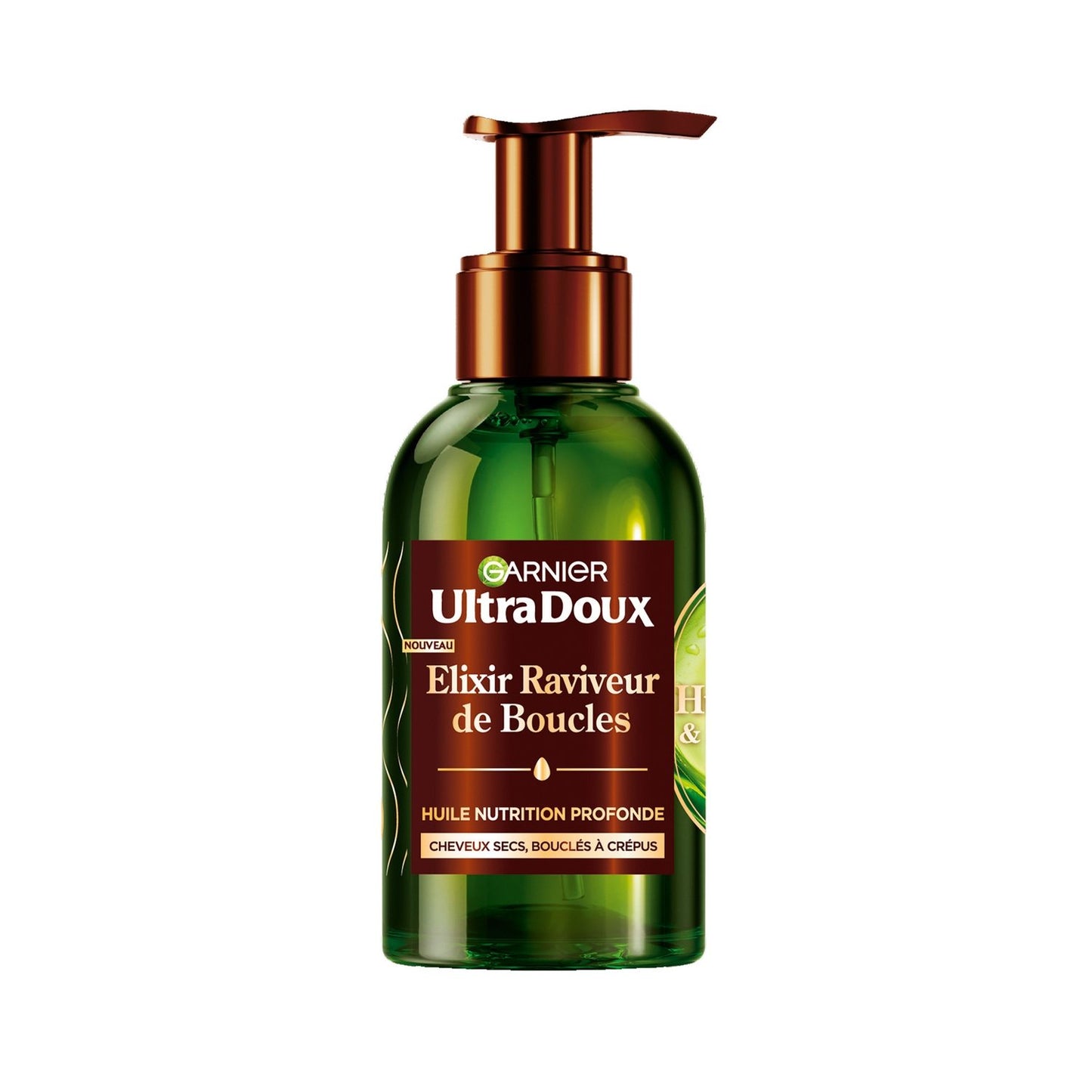 Huile Capillaire Elixir Raviveur de Boucles Nutrtion Profonde ULTRA DOUX le flacon de 120mL