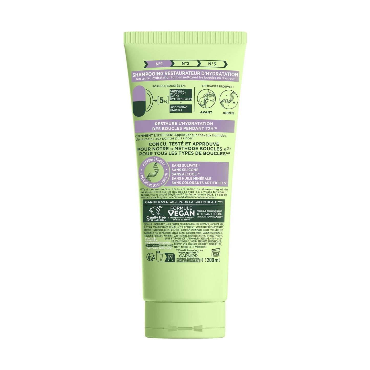FRUCTIS 72h Hydration Curl Method Shampoo