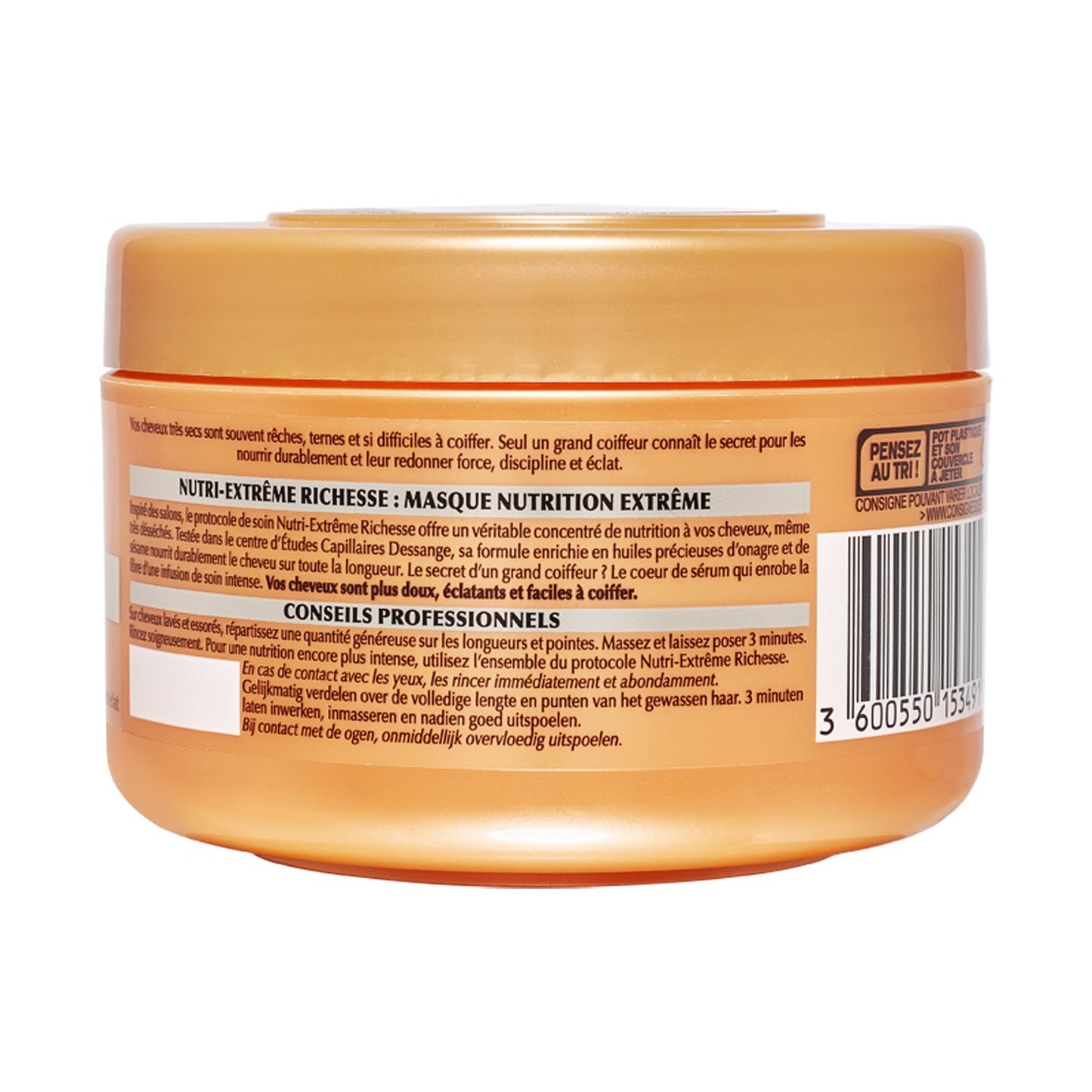 Masque Nutri Extrême Richesse Cheveux Secs DESSANGE